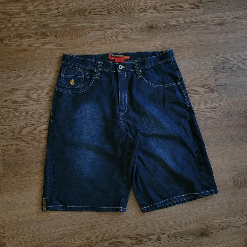 Bermudas de mezclilla Rocawear azul oscuro