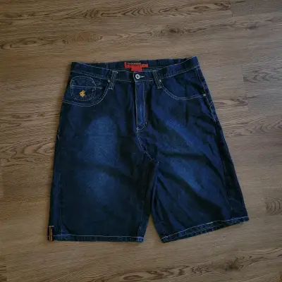 Bermudas de mezclilla Rocawear azul oscuro - miniatura 1
