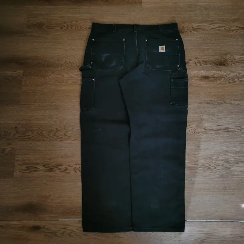 Pantalones de trabajo negros Carhartt con bolsillos - 2