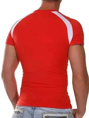 Polera deportiva roja para hombre Doreanse - 2