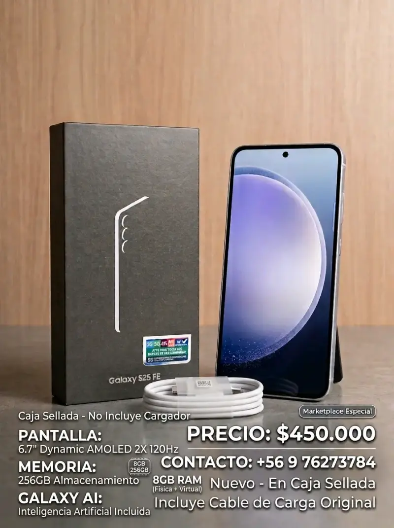 Samsung Galaxy S25 FE en caja sellada - 2