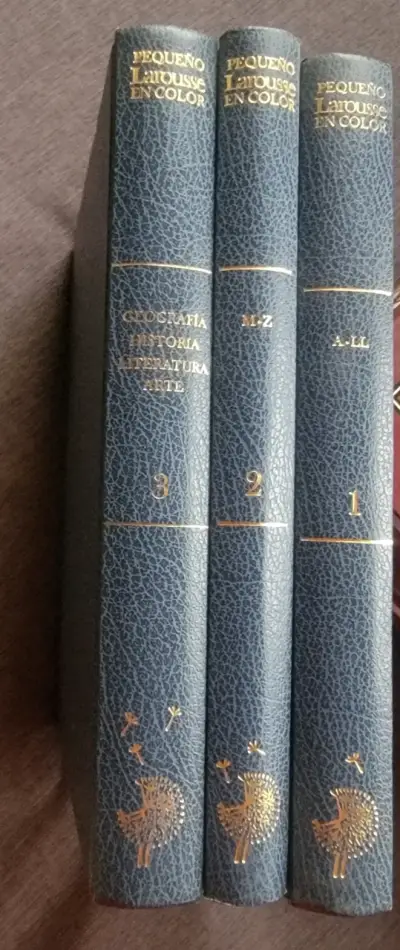 Enciclopedia Pequeño Larousse en Color 3 Tomos - miniatura 2