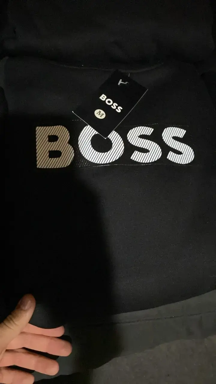 Polerones negros Boss para hombre - 3