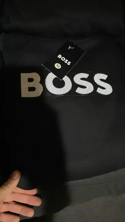 Polerones negros Boss para hombre - miniatura 3