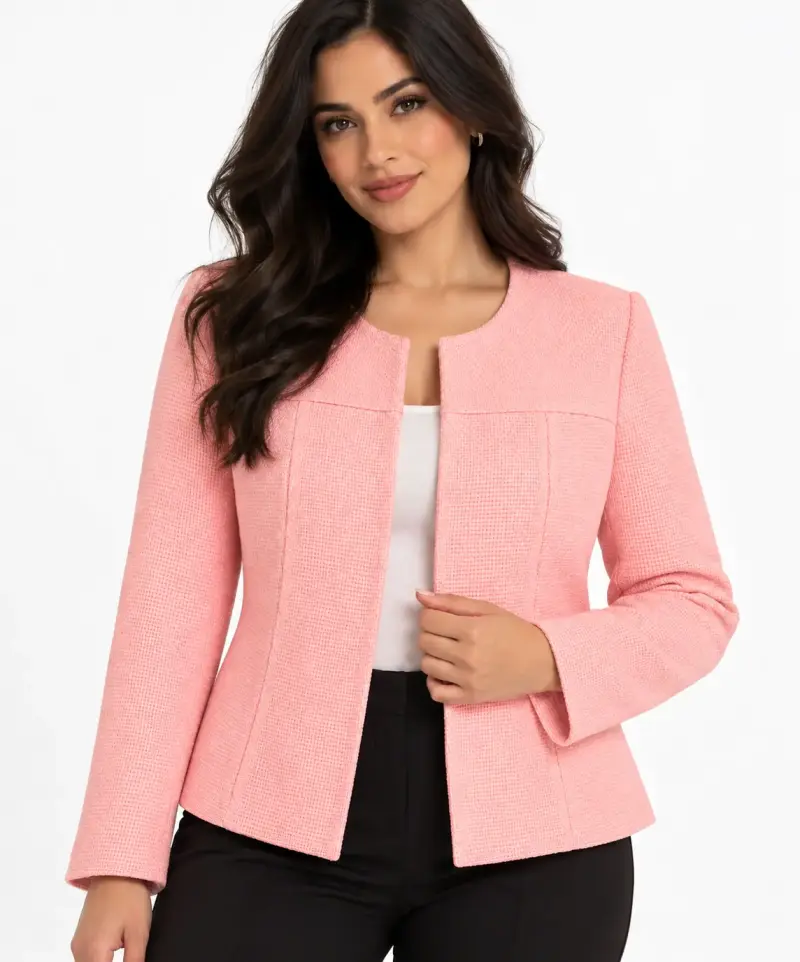 Chaqueta rosa Chanel - 1