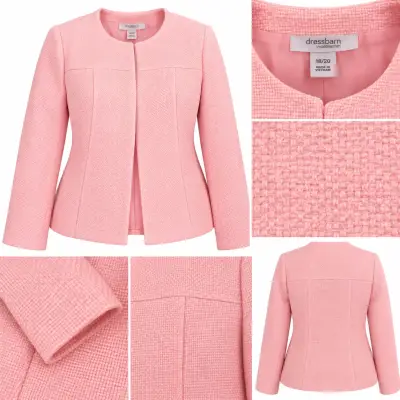 Chaqueta rosa Chanel - miniatura 3