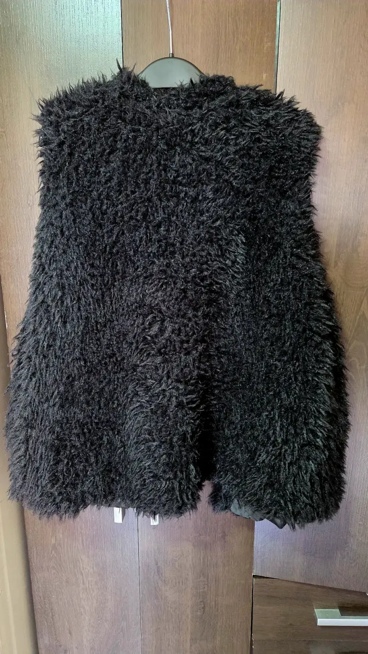 Chaleco de Peluche Negro para Mujer Talla 2XL - 2
