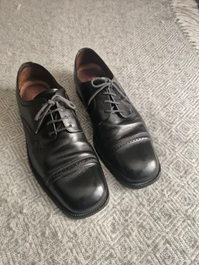 Zapatos de vestir negros para hombre Guante N 42 - miniatura 1