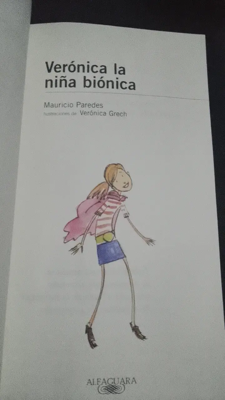 Libro 'Verónica la niña biónica' de Mauricio Paredes - 2