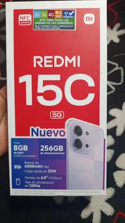 Smartphone Xiaomi Redmi 15C 5G 256GB Nuevo - miniatura 1