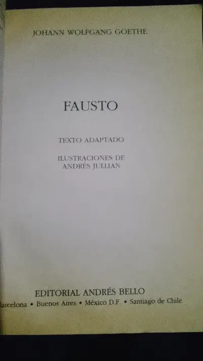 Libro Fausto de Johann W. Goethe - miniatura 2