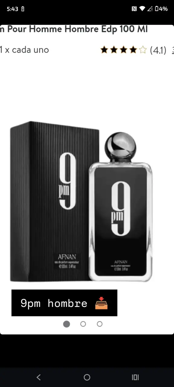 Perfume Afnan 9PM para Hombre 100 ml