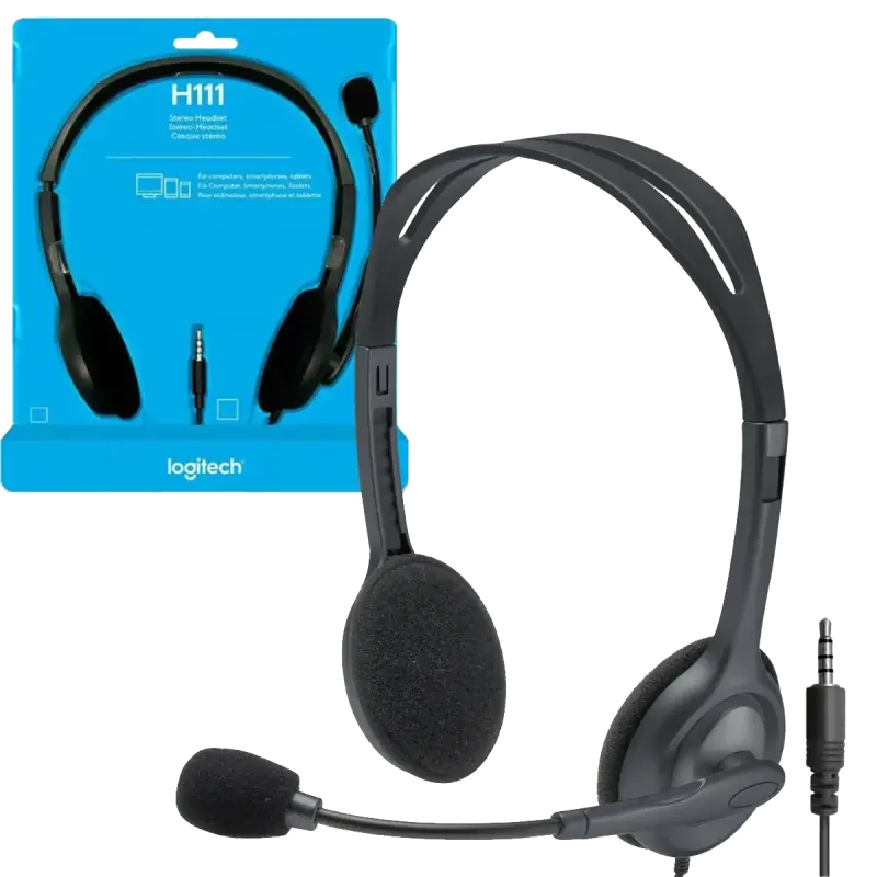 Auriculares estéreo con micrófono Logitech H111 - 2