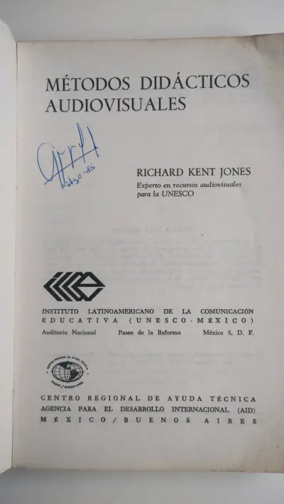 Libro Métodos Didácticos Audiovisuales de Richard Kent Jones - miniatura 2