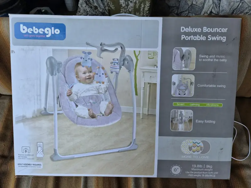 Columpio portátil para bebé Bebeglo Deluxe - 1