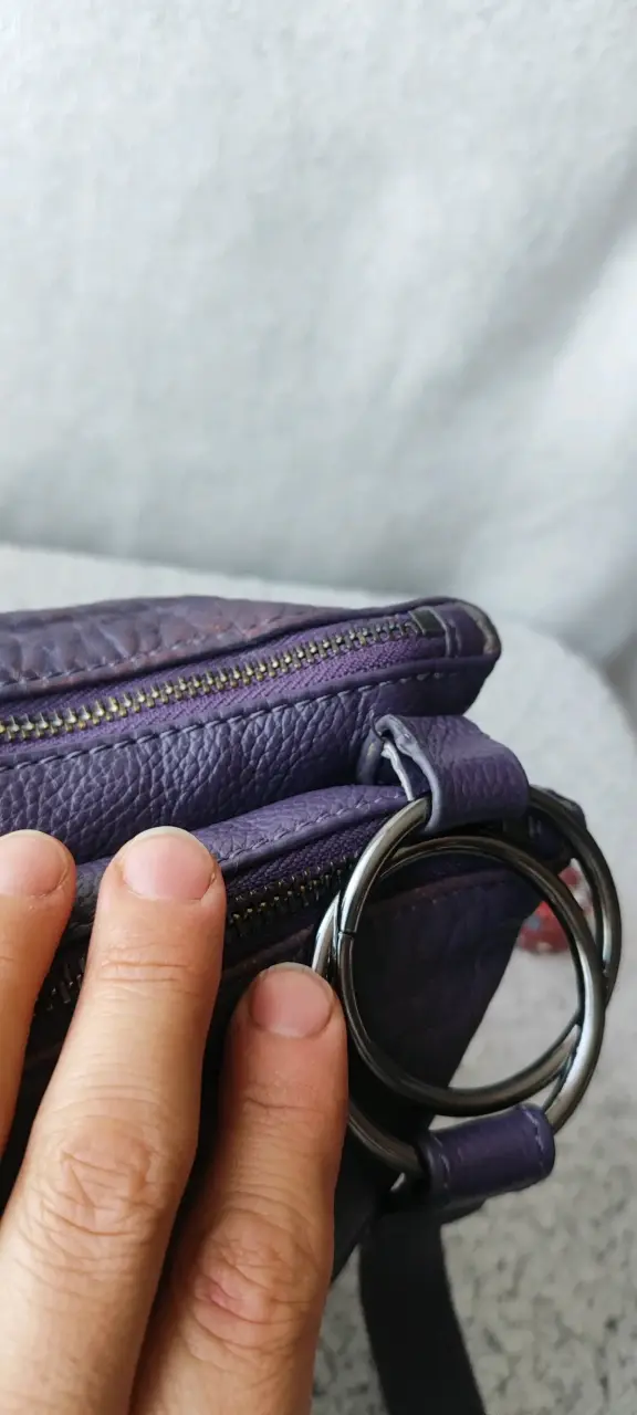 💜 Bolso Bandolera VINCE CAMUTO 100% Cuero Genuino - 5