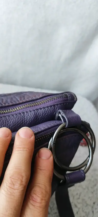 💜 Bolso Bandolera VINCE CAMUTO 100% Cuero Genuino - miniatura 5