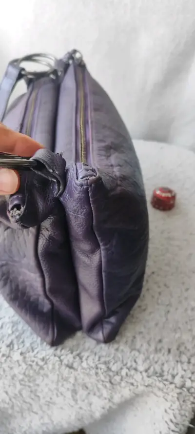 💜 Bolso Bandolera VINCE CAMUTO 100% Cuero Genuino - miniatura 6