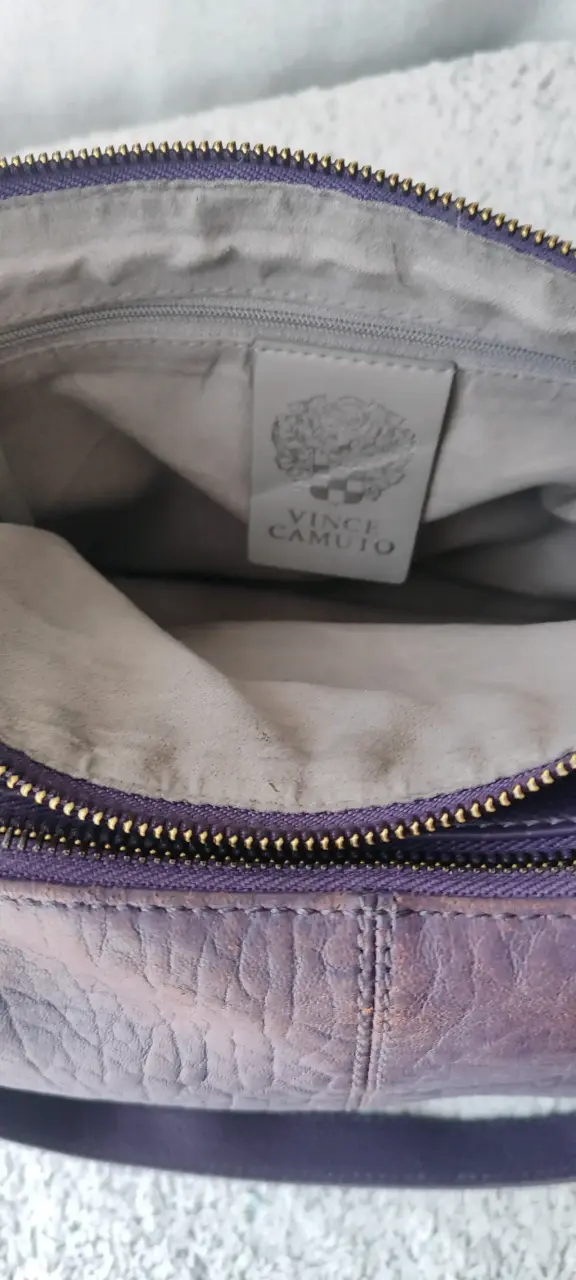 💜 Bolso Bandolera VINCE CAMUTO 100% Cuero Genuino - 8
