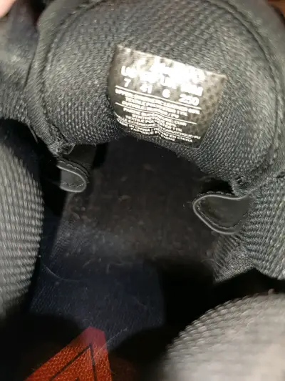 Zapatillas deportivas Afton negras y rojas - miniatura 5