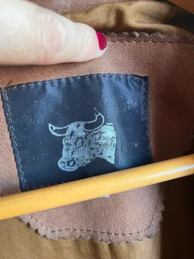 Blazer de gamuza marrón para hombre - miniatura 4