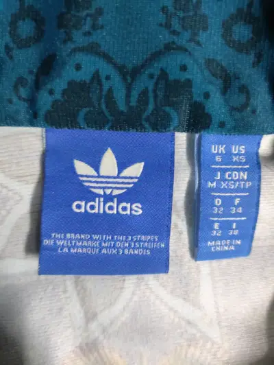 Chaqueta deportiva estampada Adidas multicolor - miniatura 4