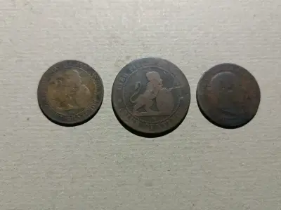 Monedas antiguas de colección España siglo XIX - miniatura 1