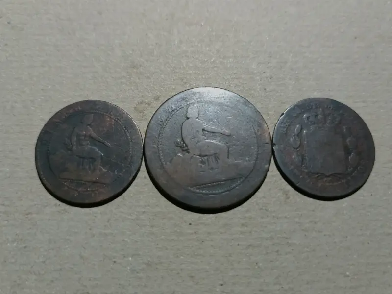 Monedas antiguas de colección España siglo XIX - 2