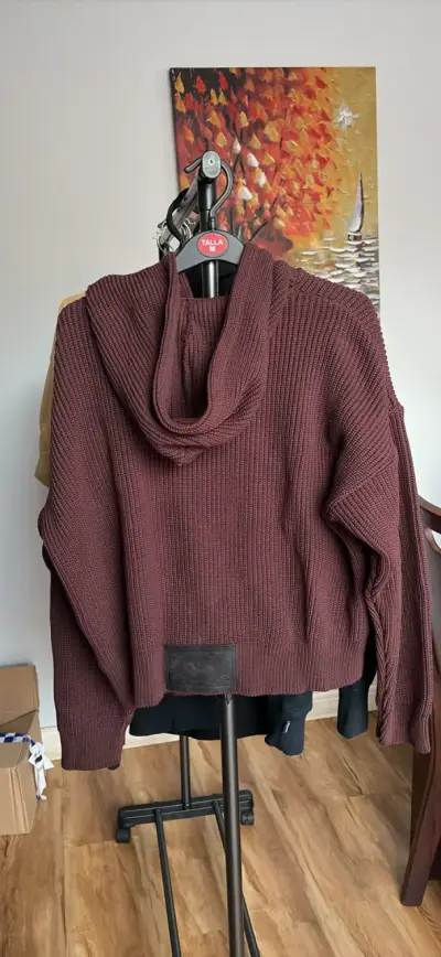 Human mob hoodie knit - miniatura 2