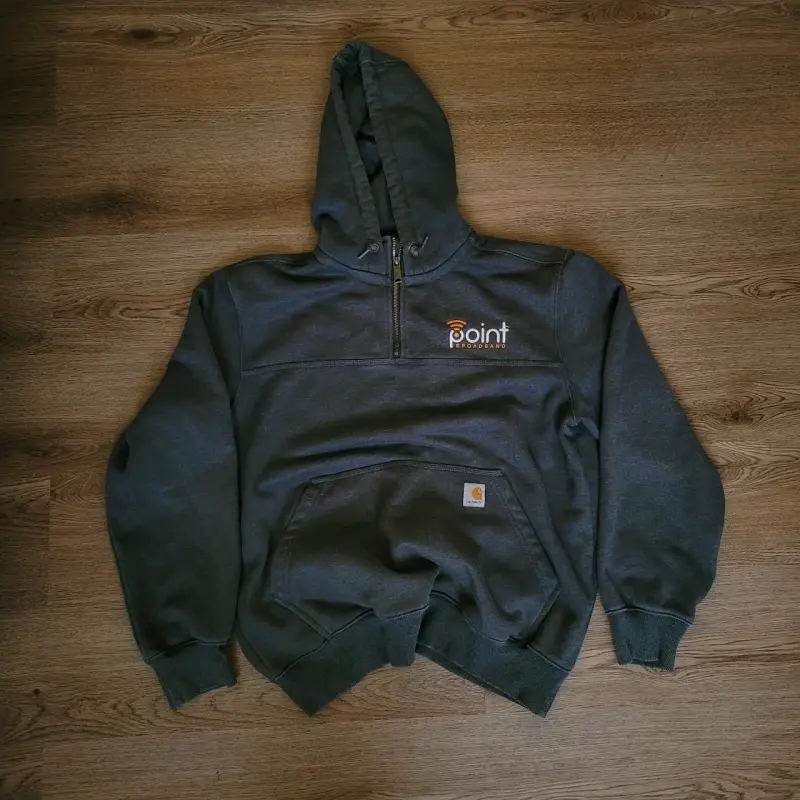 Polerón con capucha gris Carhartt
