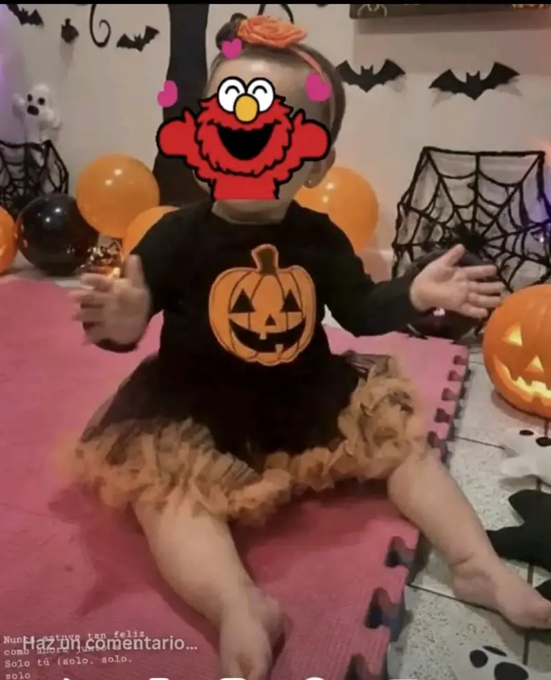Disfraz Halloween calabaza bebé de 6 a 12 meses - 1