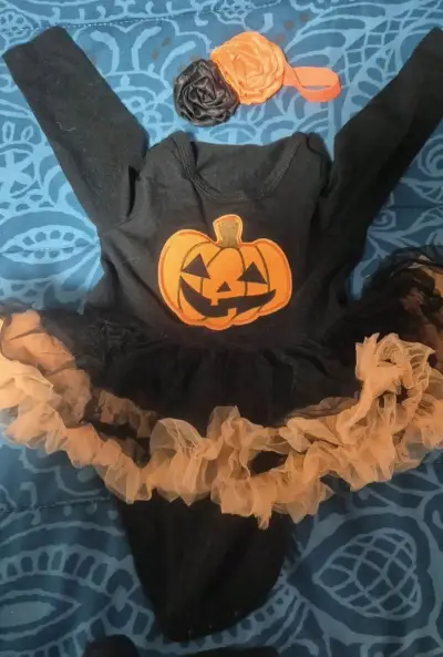 Disfraz Halloween calabaza  bebé de 6 a 12 meses - miniatura 2