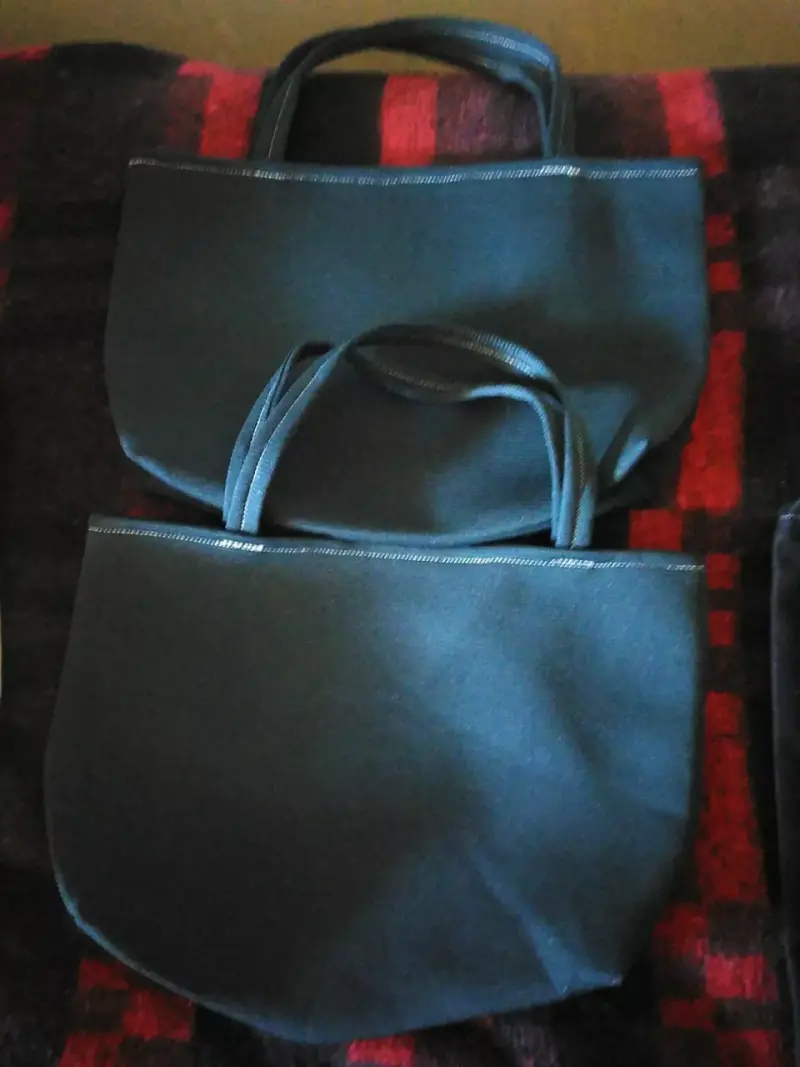 Set de bolsas de tela reutilizables varios color - 3