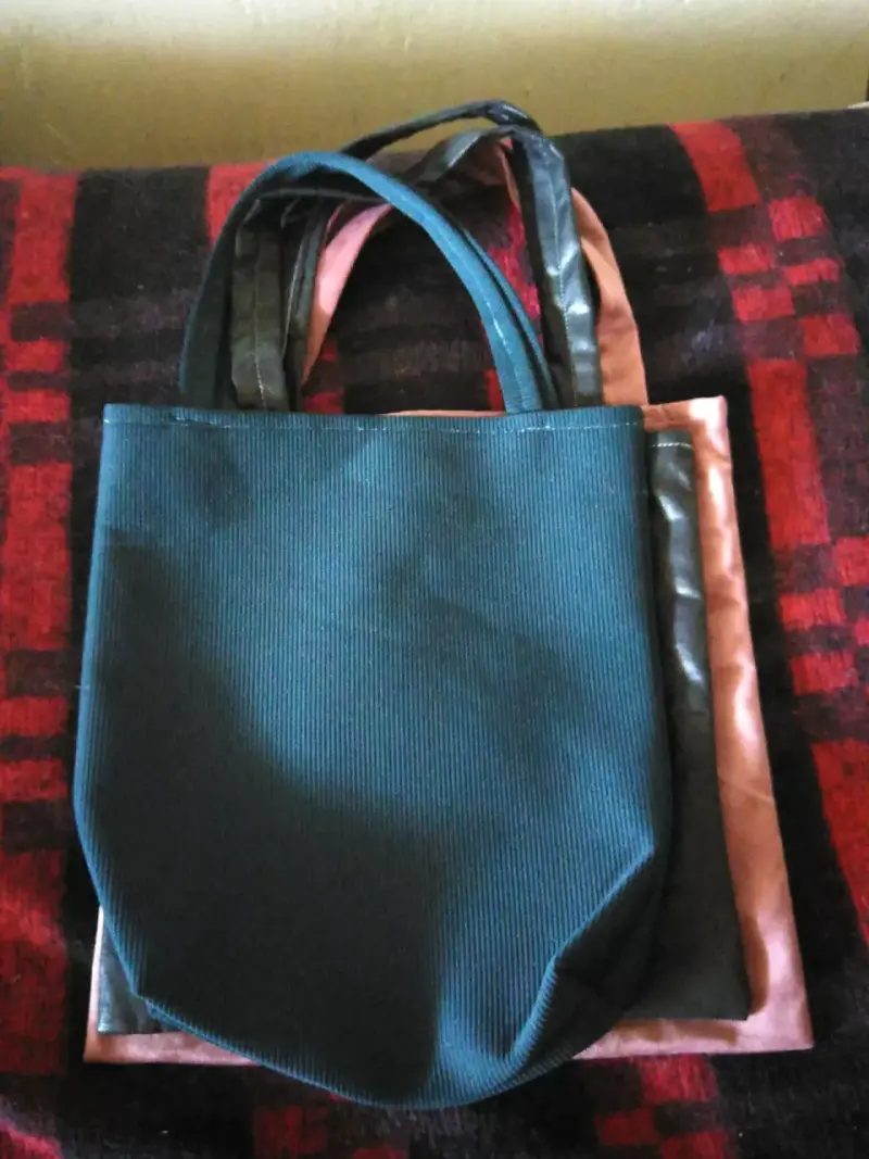 Set de bolsas de tela reutilizables varios color - 10