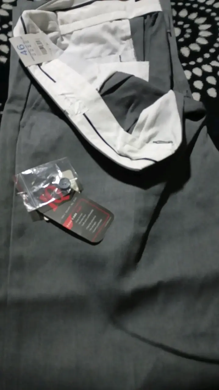 Pantalon escolar grises talla 46 - 1