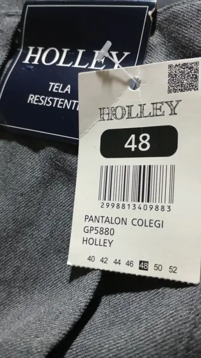 Pantalón escolar resistente Holley talla 48 - miniatura 1