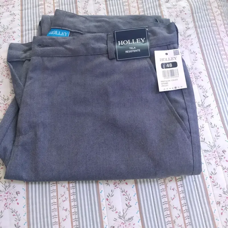 Pantalon escolar grises talla 46 - 5