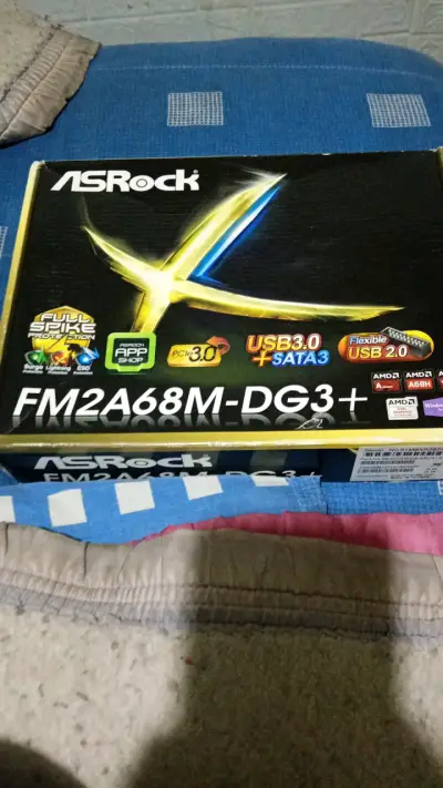 Placa Madre ASRock FM2A68M-DG3+ USB 3.0 SATA3 - miniatura 1