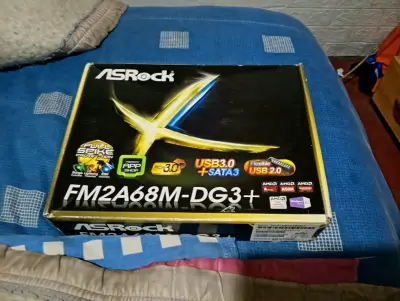 Placa Madre ASRock FM2A68M-DG3+ USB 3.0 SATA3 - miniatura 2