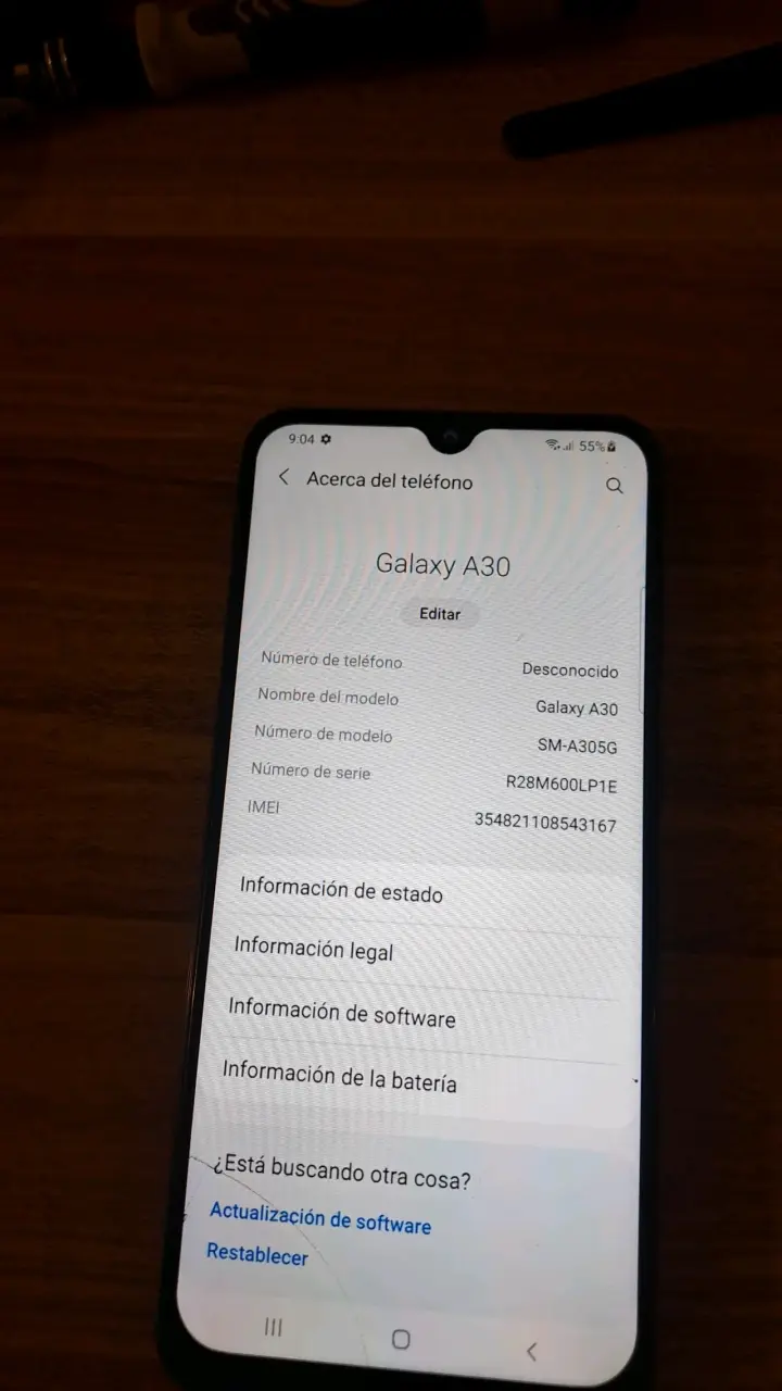 Samsung Galaxy A30 en buen estado