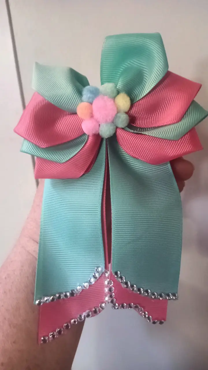 Set de Lazos para el Cabello con Pompones - 2
