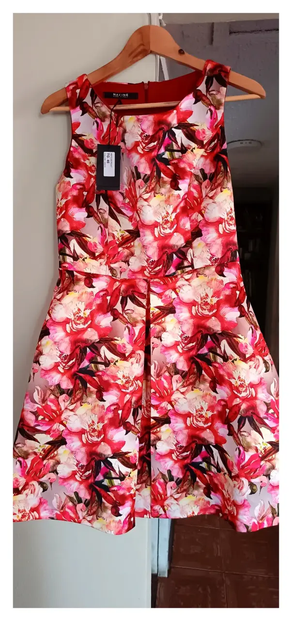 Vestido floral sin mangas Nadine talla 46 - 1