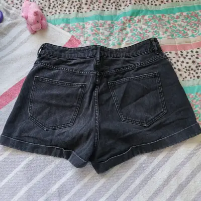 Shorts de mezclilla negros PacSun - miniatura 2