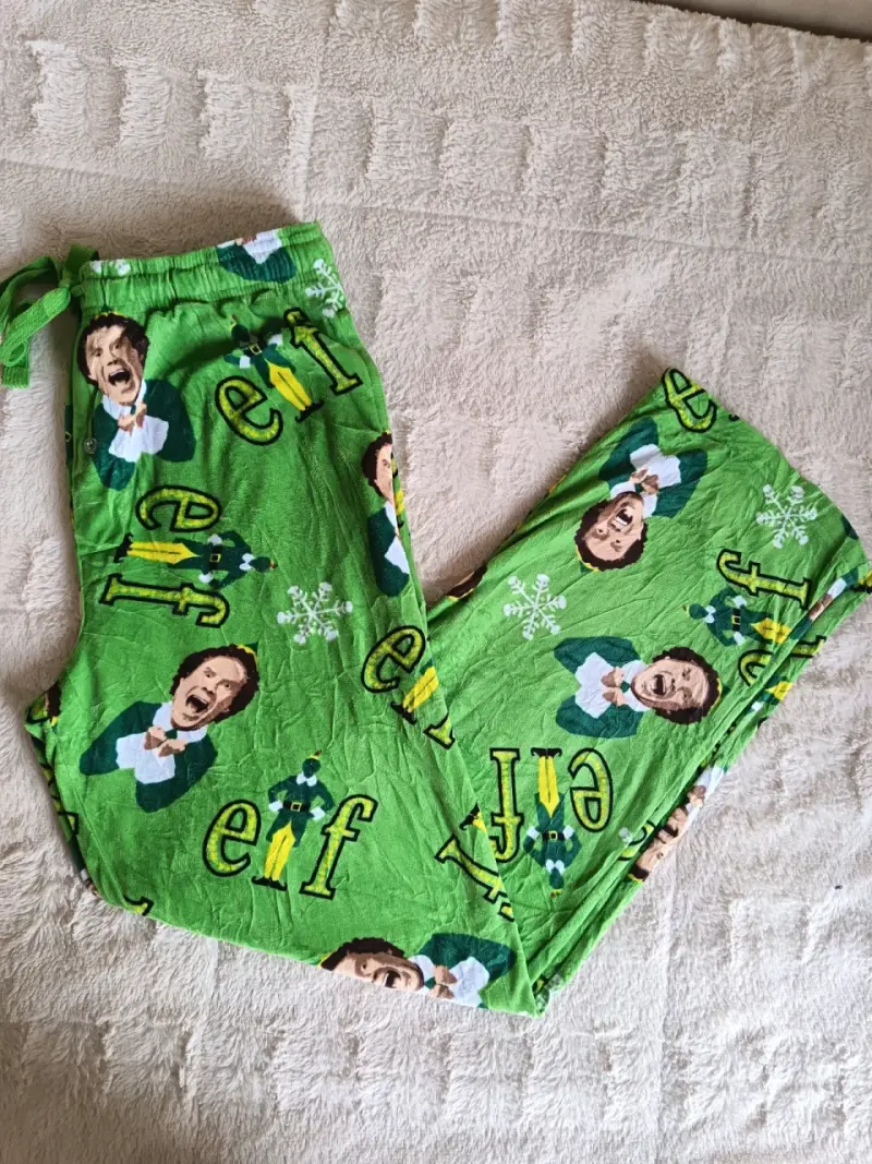 Pantalones pijama verdes con diseño de Elf - 1