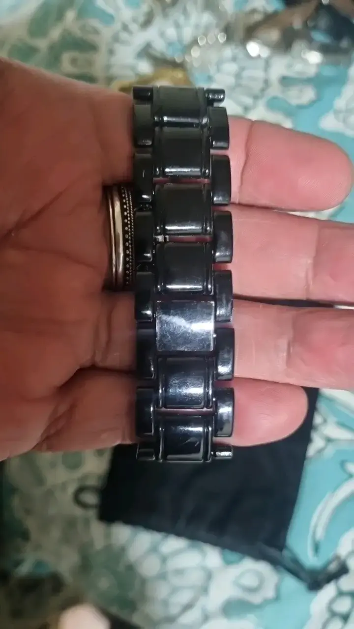 Reloj de pulsera negro con cristales Aldo - 5