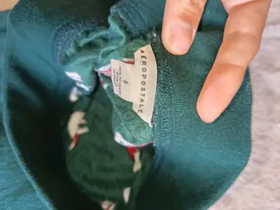 Pantalón pijama polar verde con estampado de osos - miniatura 2