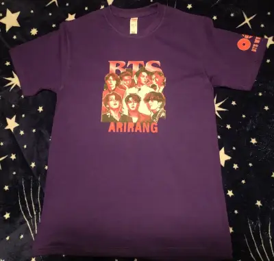Polera morada BTS World Tour Arirang - miniatura 1