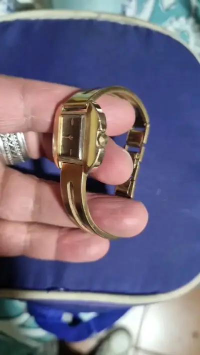 Reloj vintage Seiko dorado para mujer - miniatura 5