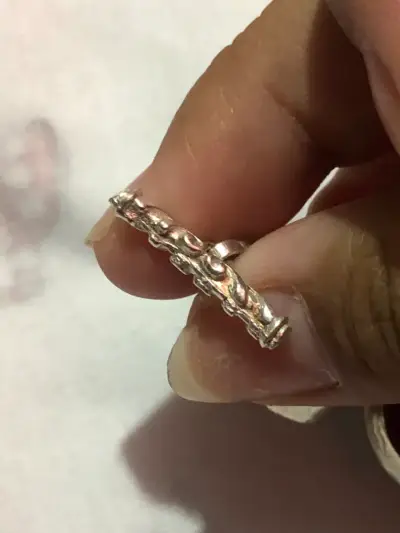 Pulsera de rubies con engaste en plata - miniatura 4