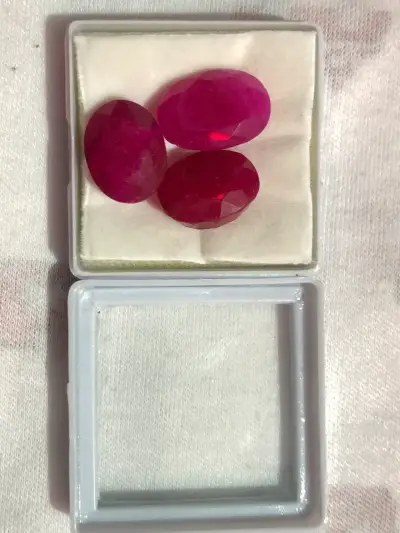 Lote de Rubíes Ovalados Facetados - miniatura 5